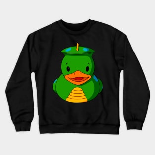 Green Dinosaur Rubber Duck Crewneck Sweatshirt